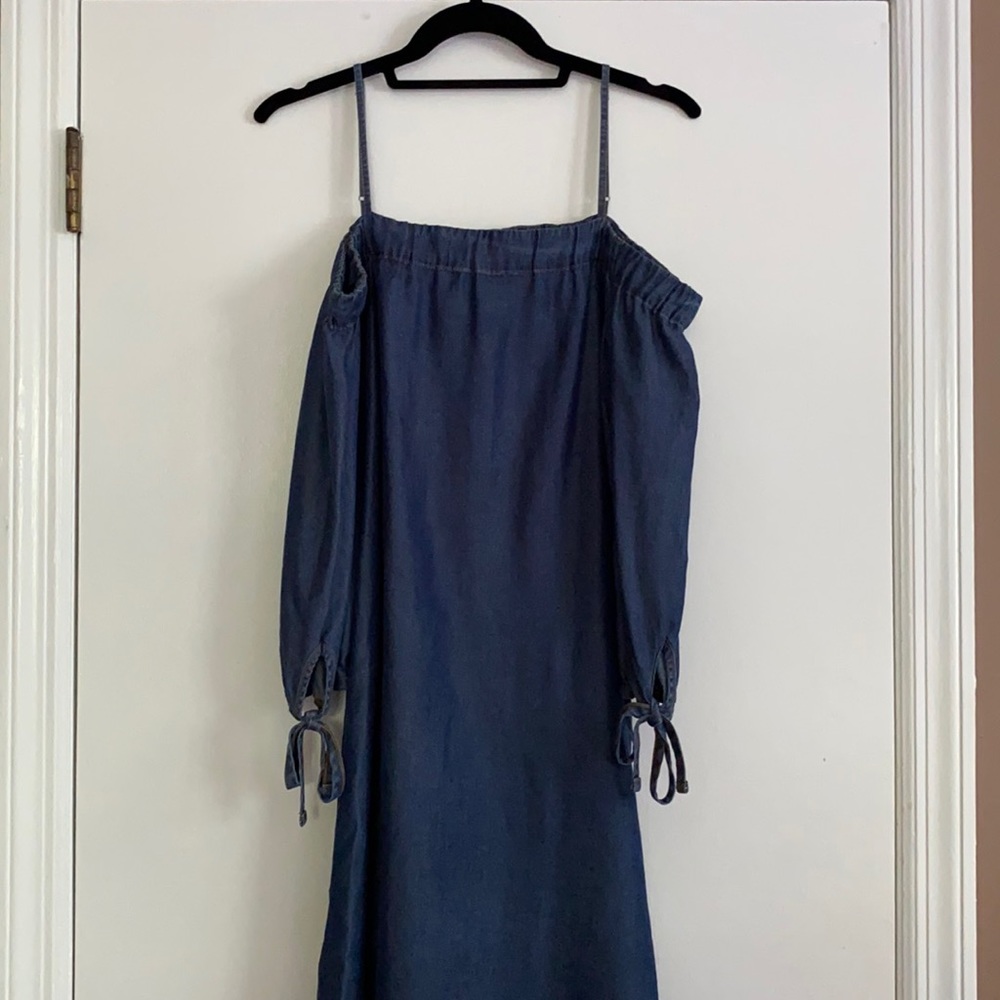 Splendid dark denim mini dress